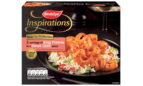 Birds Eye Inspirations King Prawns Sweet Chilli Sauce - UK Frozen Food