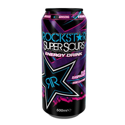 Rockstar SuperSours Blue Raspberry - UK Frozen Food